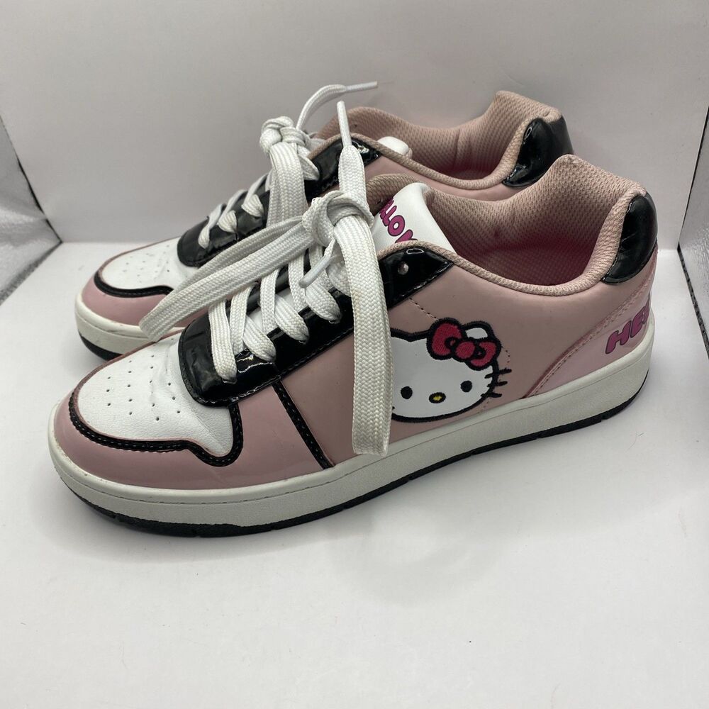 Hello Kitty by Sanrio Women's Pink Casual Sneakers SZ 8